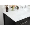 thumbnail image 4 of 60 inch single bathroom vanity in black, 4 of 8