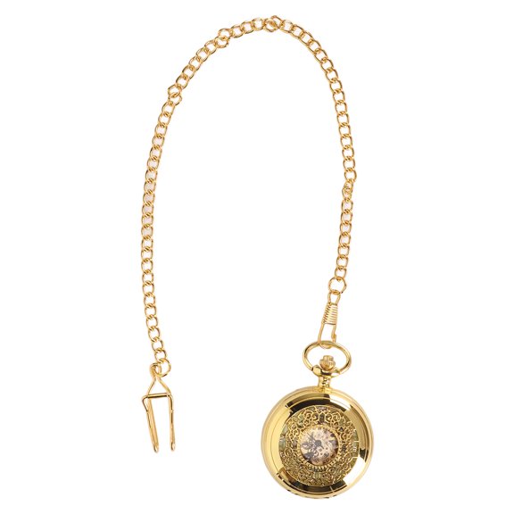 Vintage Pocket Watch - Hand Winding Pocketwatch With Luminous Dial, Alloy Case, Perfect Christmas Gift For Men & Collectors