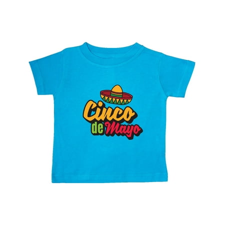 

Inktastic Cinco De Mayo with Sombrero Gift Baby Boy or Baby Girl T-Shirt