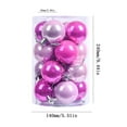 thumbnail image 3 of Christmas Tree Decorations, 16Pcs 2.36in Shiny and Pearl Plastic Christmas Balls Set with Glossy Mirror Finish Ornaments for Holiday Tree Hanging Décor and Party Decorations 2025 Collection, 3 of 5