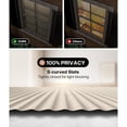 thumbnail image 4 of LazBlinds No Tools No Drill Cordless 1" Vinyl Mini Blinds, 100% Privacy S-Curve Blinds for Indoor Windows, Room Darkening Horizontal Window Blinds and Shades for Home, 22 1/2" W x 48" H, Beige, 4 of 6
