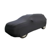 Indoor SUV Car Cover For GMC Envoy XL Long Wheelbase 208" Long 2002-2009 - Black Satin - Ultra Soft Indoor Material - Guaranteed Perfect Fit - Includes Storage Bag