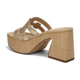 thumbnail image 5 of Sam Edelman Dev Gold Leaf Saddle Cork Platform Logo Slip On Wedge Sandal (GOLD LEAF, 5), 5 of 6