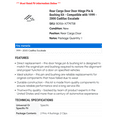 thumbnail image 2 of Rear Cargo Door Door Hinge Pin & Bushing Kit - Compatible with 1999 - 2000 Cadillac Escalade, 2 of 2