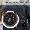 thumbnail image 3 of Portable Multifunctional Carabiner Keychain Thermometers Compasses Camping Tool Outdoor Mountaineering Buckles Enduring, 3 of 8