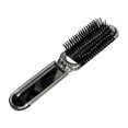 thumbnail image 1 of 2-in-1 Portable Folding Comb & Mirror - Diamond Air Cushion, Rhinestone Bling, Compact Travel Hair Brush & Makeup Tool, 1 of 5