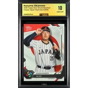 Graded 2026 Topps Now World Baseball Classic Kazuma Okamoto Japan Team Set #JP05 10 MBA