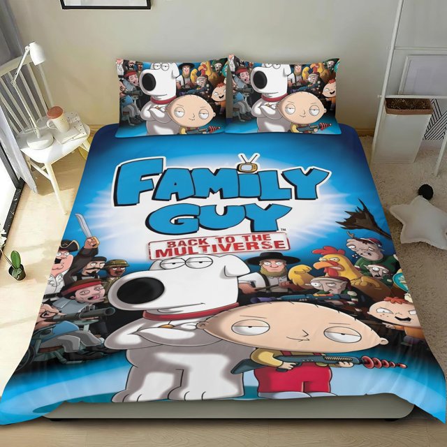 Padre de Familia Conjunto de sábanas temático, trío de piezas, cómodo y amigable con la piel, diseño único, regalo de decoración para el hogar para familiares, amigos y fans,140cm *210cm