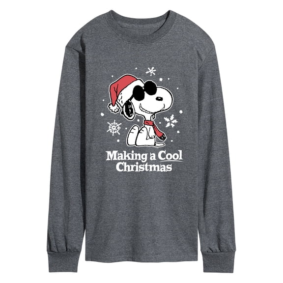 Peanuts - Making a Cool Christmas Long Sleeve Graphic T-Shirt