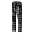 thumbnail image 4 of IROINNID Men's Pants Relaxed Cigarette Plaid Pattern Lace-Up Pencil Pants Stripes Elastic Waist Pants, 4 of 4