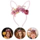 thumbnail image 5 of Diadema con orejas de conejo para niñas, accesorio para el pelo para fiestas de cumpleaños y cosplay., 5 of 7