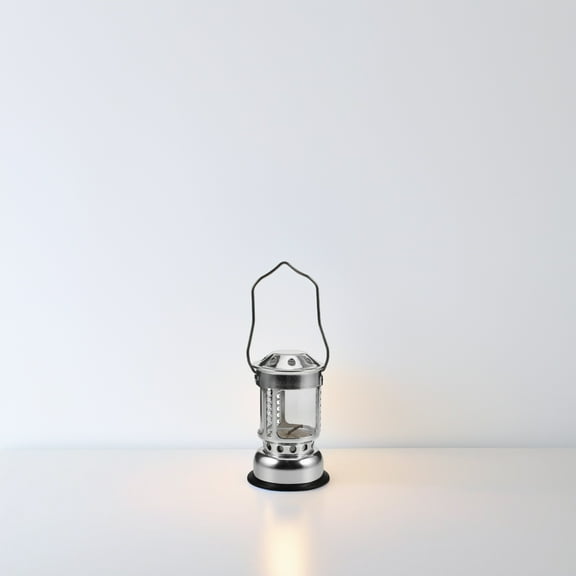 WHAMVOX Portable Aluminium Alloy Candle Lantern Aluminium Alloy Windproof Candle Lamp for Camping and Night Fishing Ideal for Outdoor Use