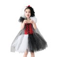 thumbnail image 2 of SAYOO Conjunto de Vestido para niña, Vestido de Patchwork de Tul Sin Mangas con Aro para el Cabello + Varita + Guantes para Cosplay Party Stage Show SAYOO  Moda, 2 of 9