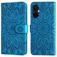 thumbnail image 1 of Funda tipo cartera GANGXUN para OnePlus Nord CE 3 , diseño girasol, cuero PU, soporte, cierre magnético, tarjetero, 1 of 5