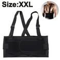 thumbnail image 1 of Back Brace with Suspenders/Shoulder Straps - Light & Breathable - Lumbar Support Belt for Lower Back Pain - Posture, Work, Gym - Black Color, 1 of 9