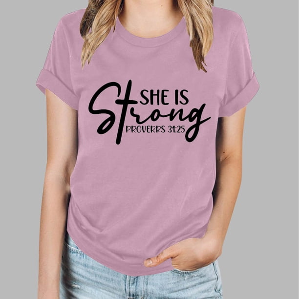 Fiudx Ofertas Flash Del Día Tops con Estampado de Moda para Mujer, Blusa de Manga Corta con Cuello Redondo, Camisetas