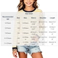 thumbnail image 2 of FSYBOA Girls Long Sleeve Shirts, Striped Casual Crew Neck Fall Kids Pullover Tops Size 5-6T, 2 of 7