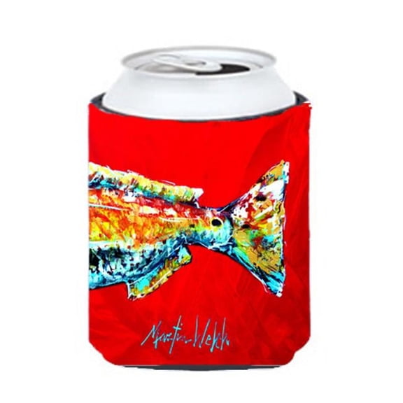 Red Fish Alphonzo Tail Can Or Bottle Hugger