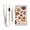 Cake Pomegranate Pumpkin, variant on Nylon Trifold Card Wallet with ID Window Zipper Pocket for Men Women Teen Various Beer Glasses