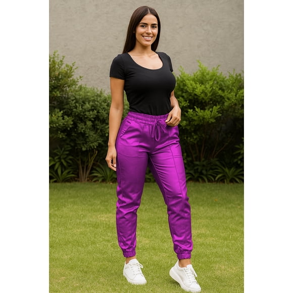 Jogger elegante Magenta grande
