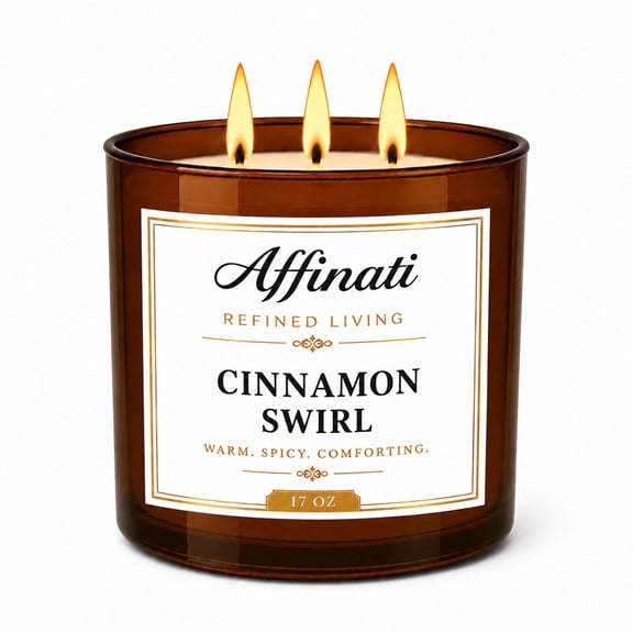 Cinnamon Swirl 3-Wick Candle