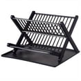 thumbnail image 3 of 1pc Collapsible Dish Rack, Double Layer Bowl Plate Storage Rack, Household Draining Rack, Flatware Organizer For Countertop Cabinet, Kitchen Accessories, 3 of 4