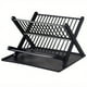 thumbnail image 3 of 1pc Collapsible Dish Rack, Double Layer Bowl Plate Storage Rack, Household Draining Rack, Flatware Organizer For Countertop Cabinet, Kitchen Accessories, 3 of 4