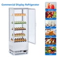 thumbnail image 2 of Aoile 4.2 Cu.Ft Commercial Refrigerated Display Case, Single Door Bakery Display Refrigerator with LED Lighting, 2 of 8