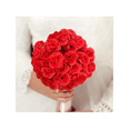 thumbnail image 4 of Mini Rosas Artificiales Artesanales 50 Piezas Rojas, 4 of 5