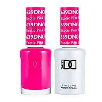 DND Nail Polish Gel & Matching Lacquer Set- 639 EXOTIC PINK
