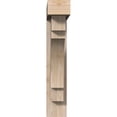thumbnail image 2 of Ekena Millwork 5 1/2"W x 26"D x 30"H Merced Block Smooth Bracket w/ Offset Brace, Douglas Fir, 2 of 25