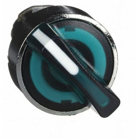 Schneider Electric Illum Selector Switch,2 Pos,22mm,Green ZB4BK1233