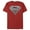 Red, variant on Men's Superman Logo Grunge  Graphic Tee Red Small