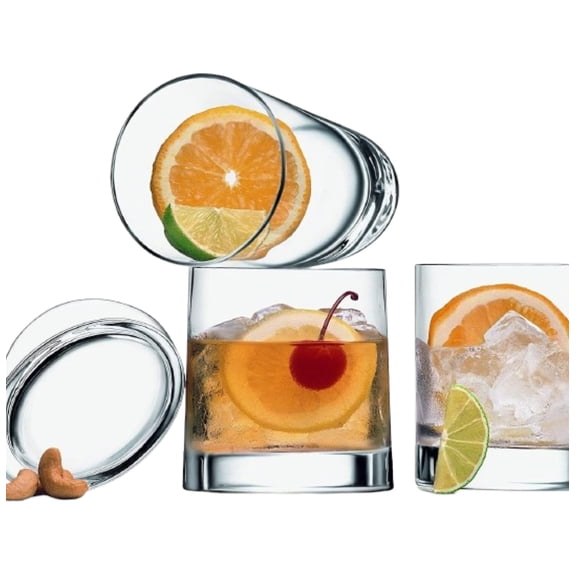 Luigi Bormioli, us kitchen, LUIG9 Veronese 11.5 oz Double Old Fashioned Glasses, 6 Count (Pack of 1), Clear