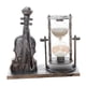 thumbnail image 2 of Estatua de reloj de arena con forma de violín, temporizador de arena, reloj de arena, adorno decorativo, reloj de arena para Argén, 2 of 9
