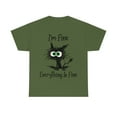 thumbnail image 2 of I'm Fine, Every Thing is Fine Unisex Heavy Cotton Tee, 2 of 9