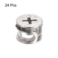 thumbnail image 3 of Cam Lock Nut for Furniture, 24 Pack 14.6x11.1mm Joint Connector Locking Nuts, 3 of 5