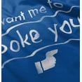 thumbnail image 4 of Poke Social Media Funny Innuendo Men's Graphic T Shirt Tees Brisco Brands M, 4 of 7