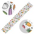 thumbnail image 5 of Yayeee Table Runner 70 inches Long Home Kitchen Dinning Party Decoration, Purple Vegetables Pattern, 5 of 7