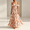 Red, variant on Elegant Dresses For Women Off The Shoulder Floral High Waist A Line Long Flowy Summer Dress Hot Pink L