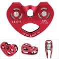 thumbnail image 3 of Climbing Pulley High Strength Durable Single Swivel Pulley Heavy Duty For Outdoor Activities Mountain, 3 of 8
