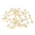 thumbnail image 1 of Colgante de llave Fernando de Metal Vintage 30 Piezas para Manualidades Oro, 1 of 8