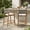Gray, variant on Christopher Knight Home Outdoor Counter Height Bar Stools with Rope Back and Cushions, Black, Set of 2