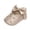 E020-Gold, variant on hengsof Infant Girls Soft Sole First Walking Shoes with Adorable Bow, Breathable Non Slip Crib Shoes for Babies 0-12 Months, Spring Fall Baby Girl Princess Shoes
