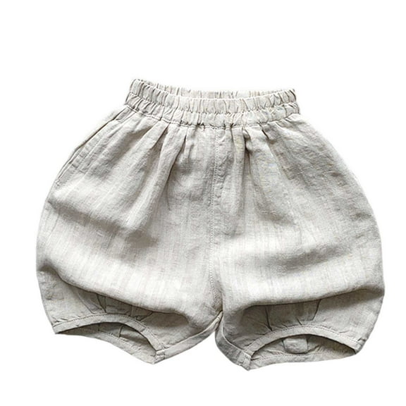 FYDUU Child Toddler Boys Girls Elastico Pants Casual Summer Holiday Solid Trousers Handsome Fashion 2-3 Years