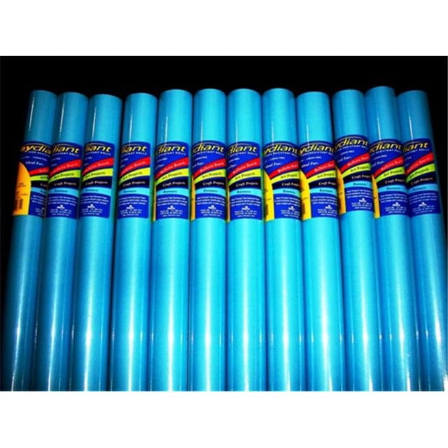 RiteCo Raydiant 80061 Riteco Raydiant Fade Resistant Art Rolls Light Blue 24 In. X 12 Ft. 12 Pack