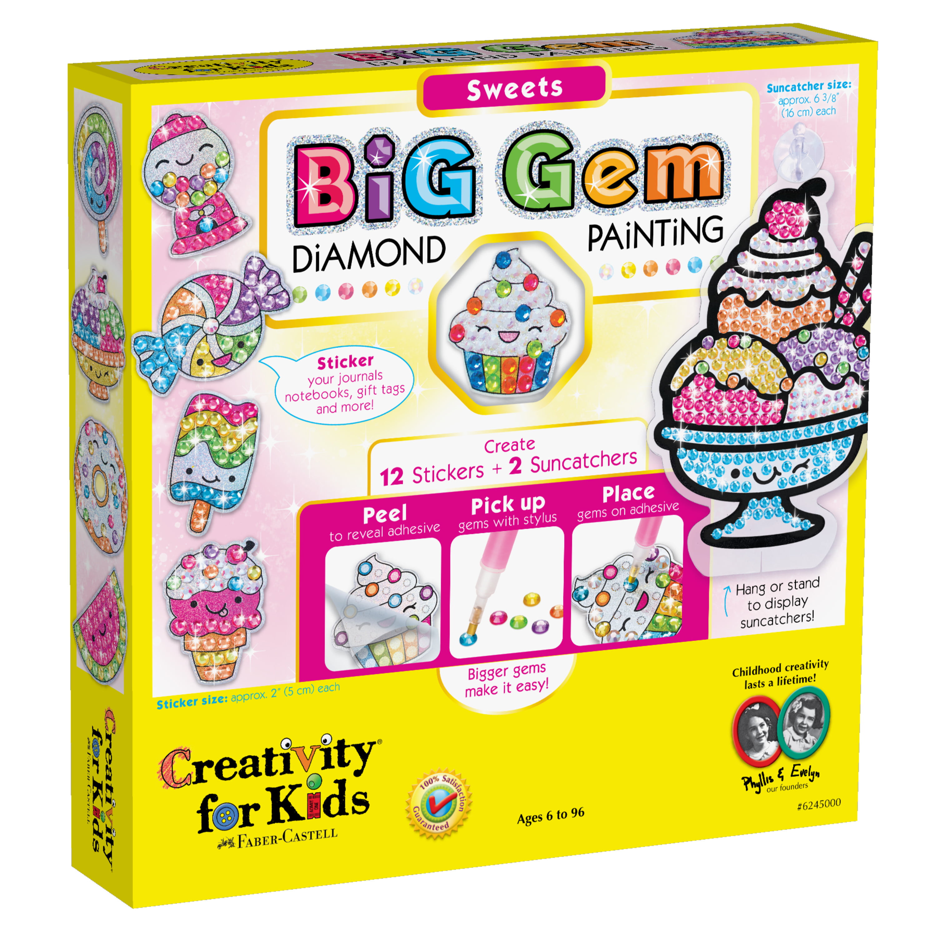 Creativity for Kids Big Gem Diamond Painting Kit - Sweets Diamond Art