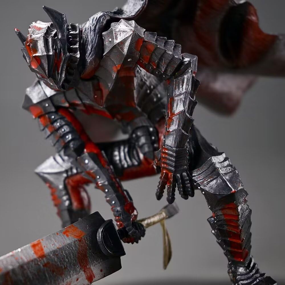 Berserk Figure Fighting Broadsword Guts Figurine 18cm/7.1inch PVC Anime Cartoon Manga Game Character Model Statue Collectible Craft Gift