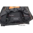thumbnail image 5 of Milwaukee Leather ML2083 Men's Black Premium Leather Vented Motorcycle Rider Jacket w/ Reflective Piping Small, 5 of 9