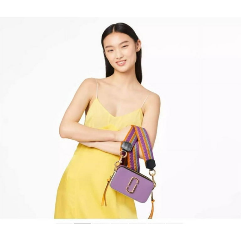 Marc Jacobs Womens Snapshot Color-Blocked Crossbody Regal Orchid 